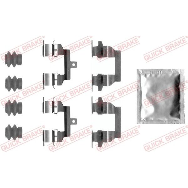 QUICK BRAKE 109-0026 Zubehörsatz, Scheibenbremsbelag
