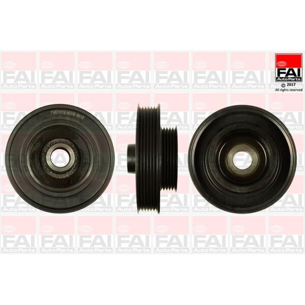 FAI AutoParts FVD1019 Riemenscheibe, Kurbelwelle