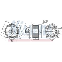 NISSENS 87233 Innenraumgebläse