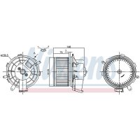 NISSENS 87290 Innenraumgebläse