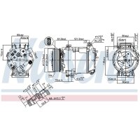 NISSENS 89481 Kompressor, Klimaanlage