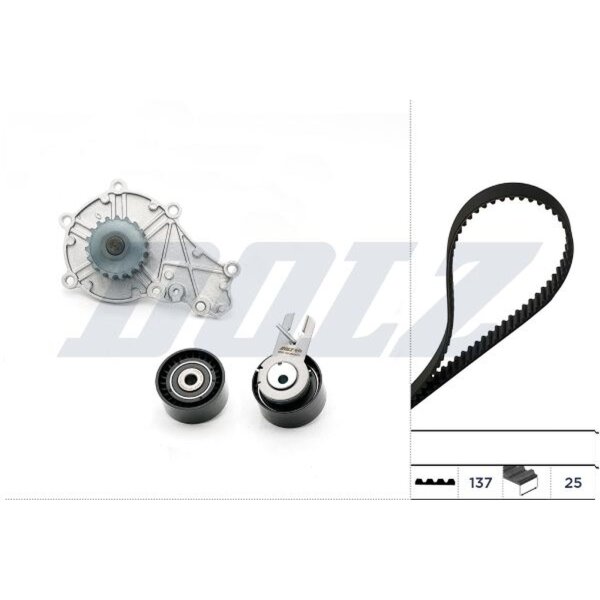 DOLZ KD016 Wasserpumpe + Zahnriemensatz
