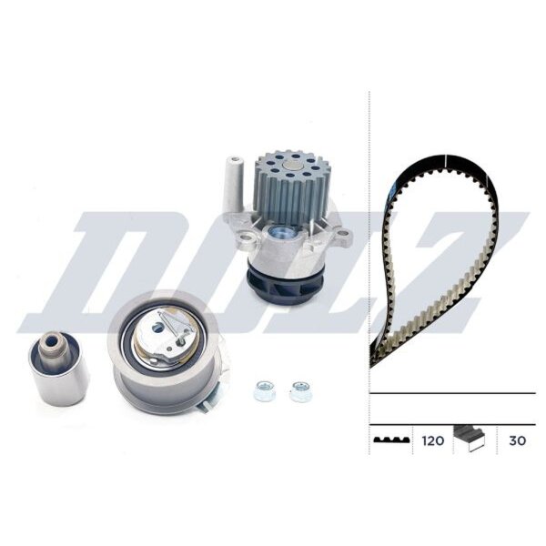 DOLZ KD033 Wasserpumpe + Zahnriemensatz