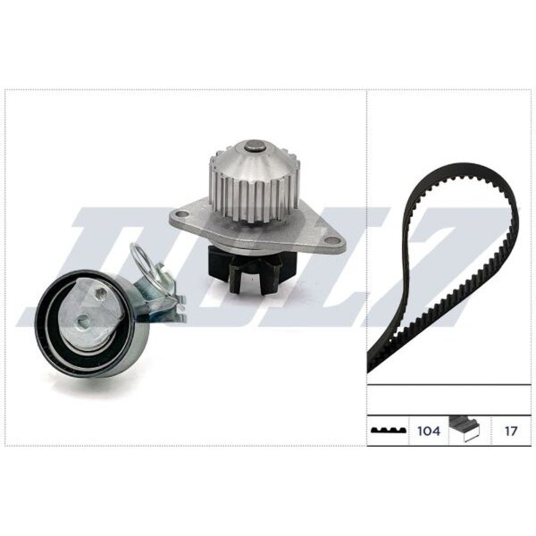 DOLZ KD057 Wasserpumpe + Zahnriemensatz