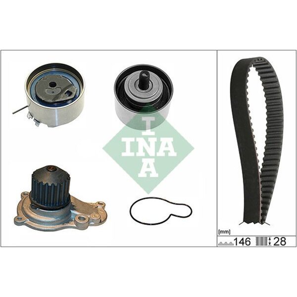 Schaeffler INA 530 0641 30 Wasserpumpe + Zahnriemensatz