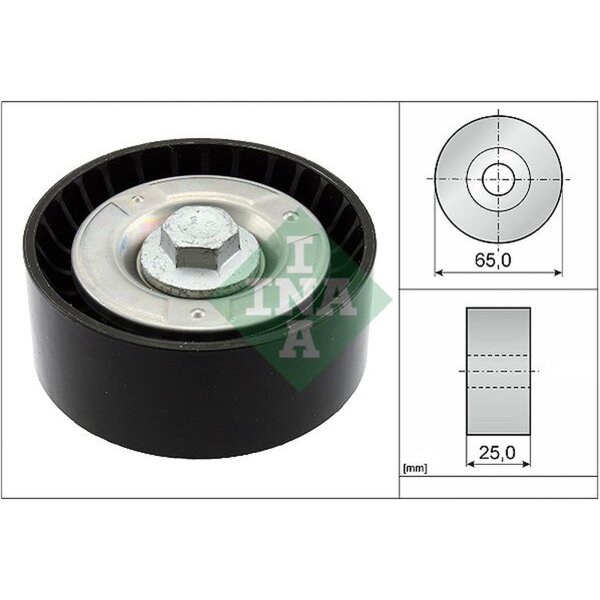Schaeffler INA 532 0855 10 Umlenk-/Führungsrolle, Keilrippenriemen