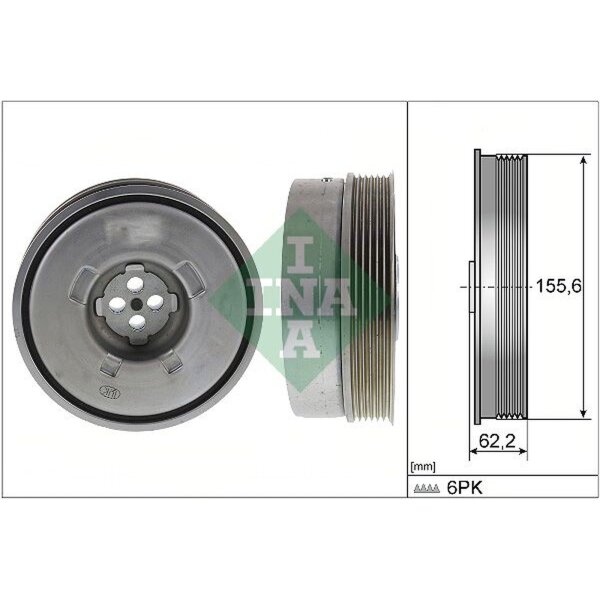 Schaeffler INA 544 0501 10 Riemenscheibe, Kurbelwelle
