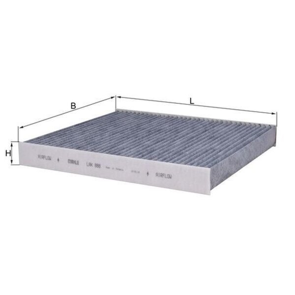 MAHLE LAK 888 Filter, Innenraumluft