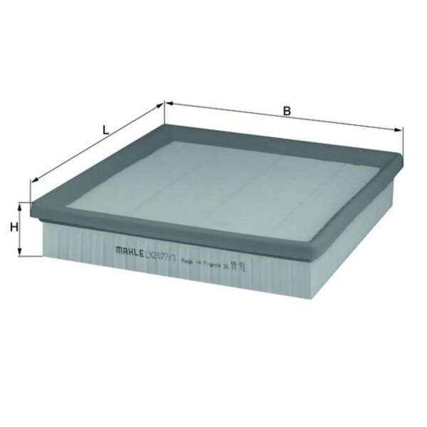MAHLE LX 2077/3 Luftfilter