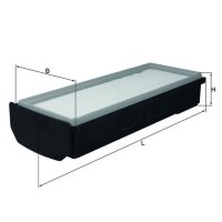 MAHLE LX 2796/1 Luftfilter