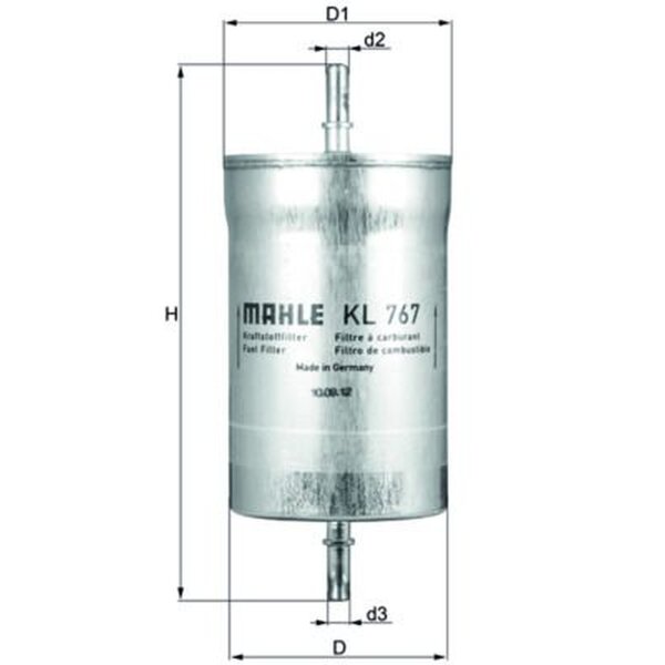 MAHLE KL 767 Kraftstofffilter
