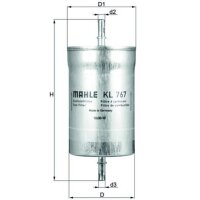 MAHLE KL 767 Kraftstofffilter