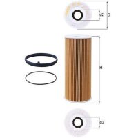 MAHLE OX 381D Ölfilter
