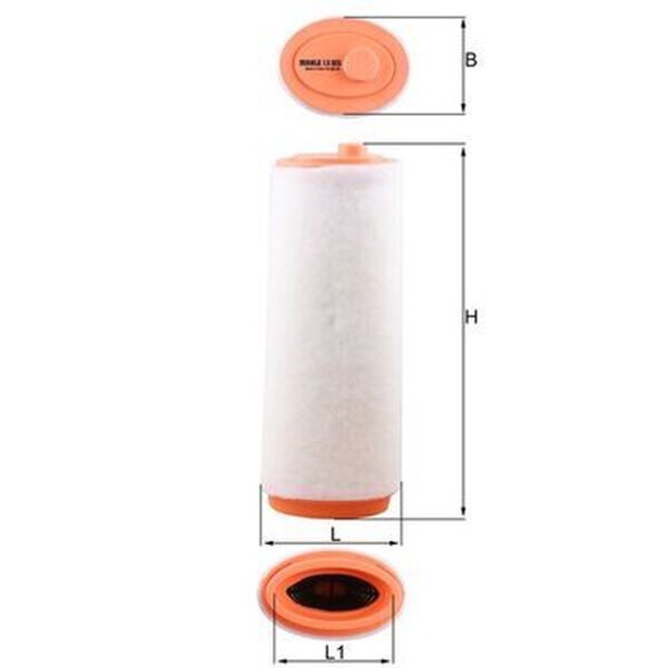 MAHLE LX 823 Luftfilter