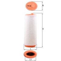 MAHLE LX 823 Luftfilter