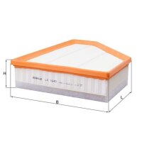 MAHLE LX 1640 Luftfilter