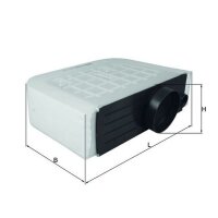 MAHLE LX 3233/6 Luftfilter
