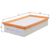 MAHLE LX 3502 Luftfilter