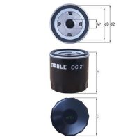 MAHLE OC 21 Ölfilter