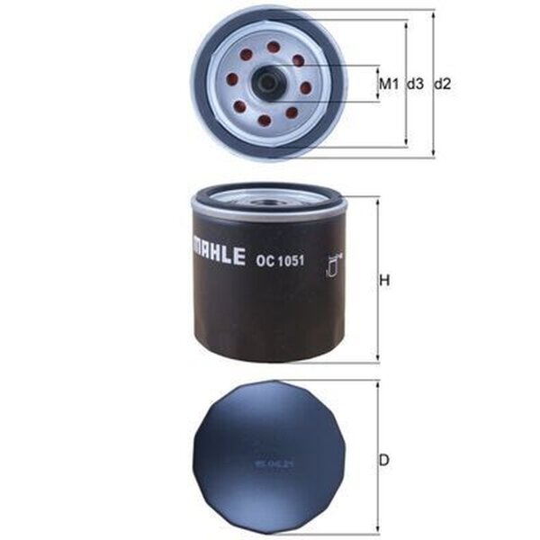 MAHLE OC 1051 Ölfilter