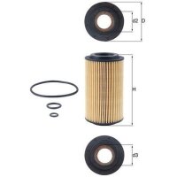 MAHLE OX 153D3 Ölfilter