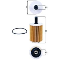 MAHLE OX 188D Ölfilter