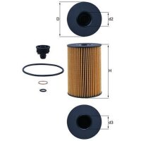 MAHLE OX 353/7D Ölfilter