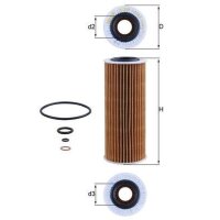 MAHLE OX 368D1 Ölfilter