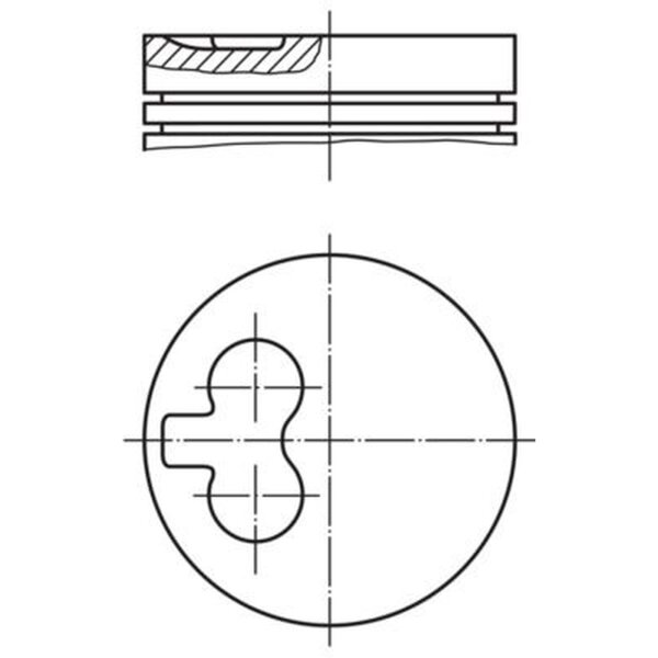 MAHLE 040 01 00 Kolben
