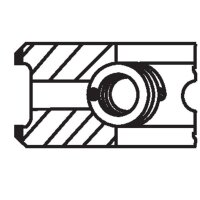 MAHLE 063 72 N0 Kolbenringsatz
