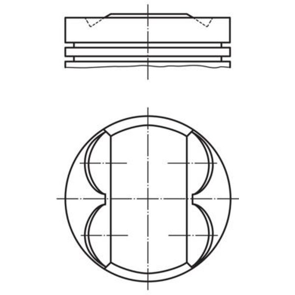 MAHLE 081 PI 00106 000 Kolben