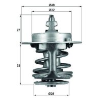 MAHLE TX 63 83 Thermostat, Kühlmittel