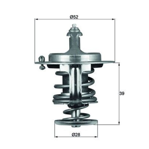 MAHLE TX 71 82D Thermostat, Kühlmittel