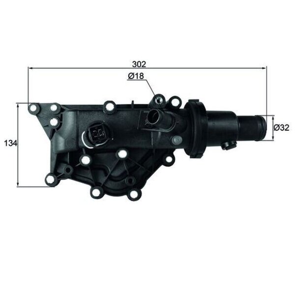 MAHLE TH 60 89 Thermostat, Kühlmittel