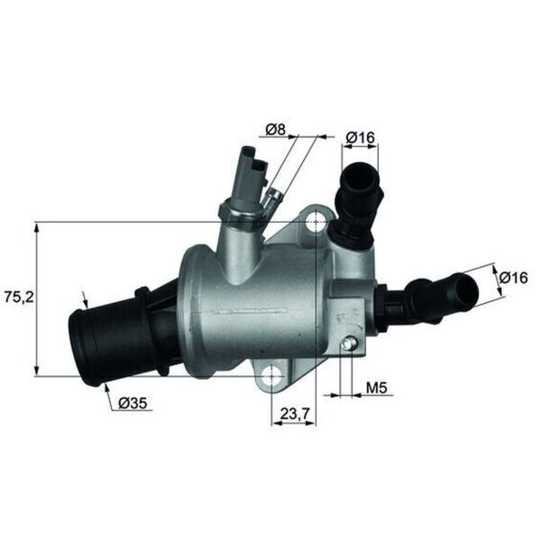 MAHLE TI 143 88 Thermostat, Kühlmittel