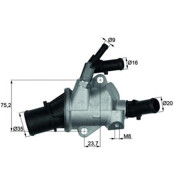 MAHLE TI 148 88 Thermostat, Kühlmittel
