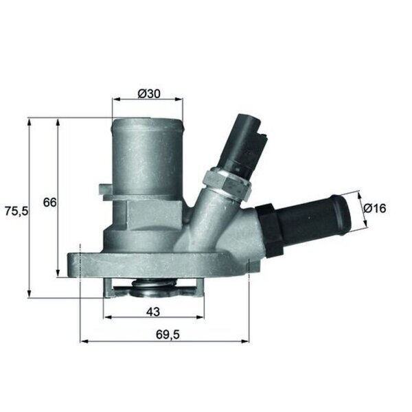 MAHLE TI 149 88 Thermostat, Kühlmittel