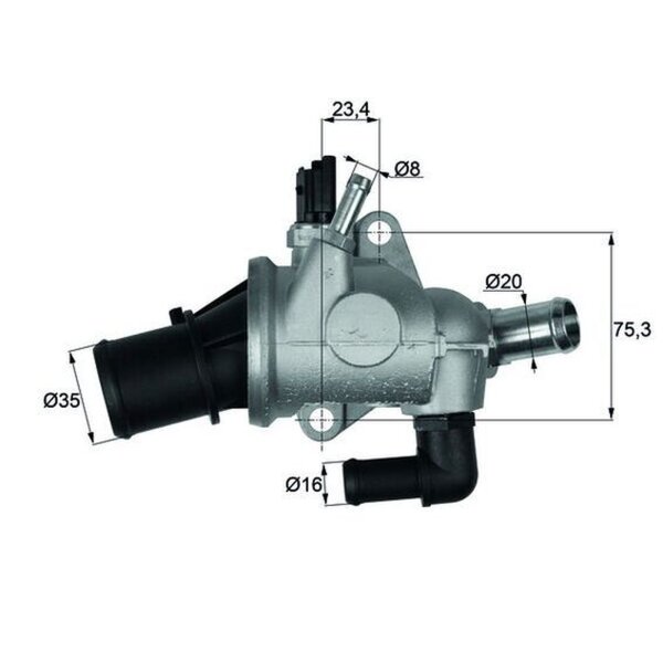 MAHLE TI 174 88 Thermostat, Kühlmittel