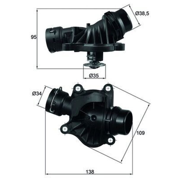 MAHLE TI 234 88 Thermostat, Kühlmittel