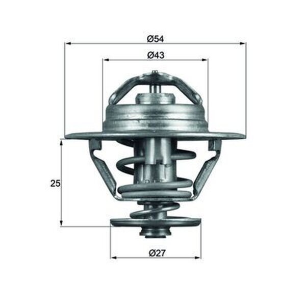 MAHLE TX 93 83D Thermostat, Kühlmittel