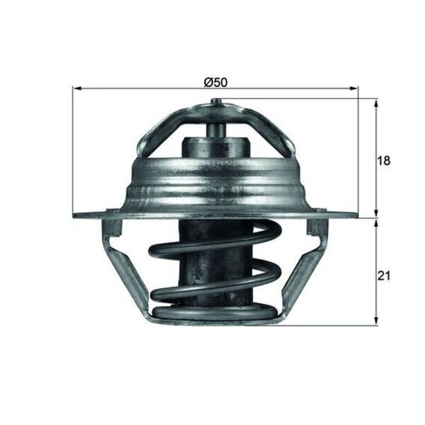 MAHLE TX 100 89D Thermostat, Kühlmittel