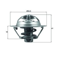 MAHLE TX 162 82D Thermostat, Kühlmittel