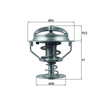 MAHLE TX 164 82D Thermostat, Kühlmittel