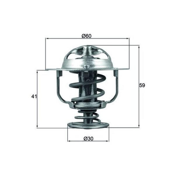 MAHLE TX 177 82D Thermostat, Kühlmittel