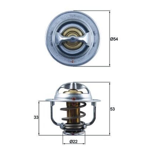 MAHLE TX 179 89D Thermostat, Kühlmittel