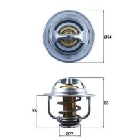 MAHLE TX 179 89D Thermostat, Kühlmittel