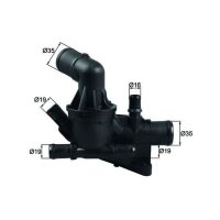 MAHLE TH 54 80 Thermostat, Kühlmittel