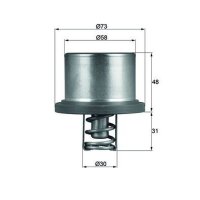 MAHLE THD 2 89 Thermostat, Kühlmittel