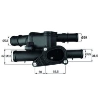 MAHLE TM 2 105 Thermostat, Kühlmittel