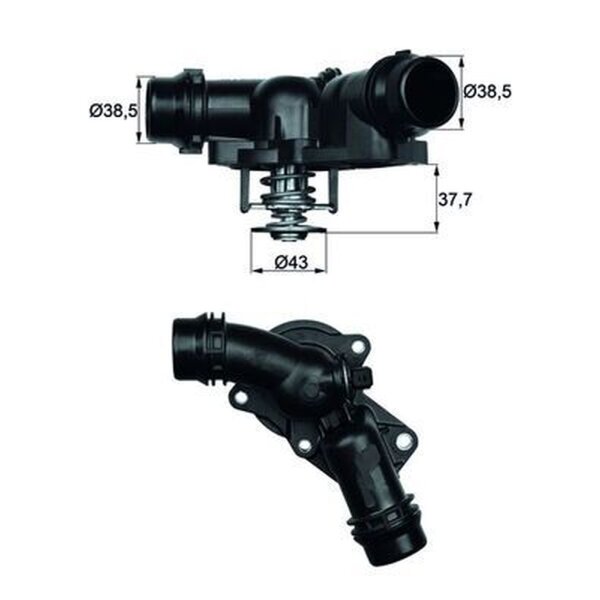 MAHLE TM 13 97 Thermostat, Kühlmittel
